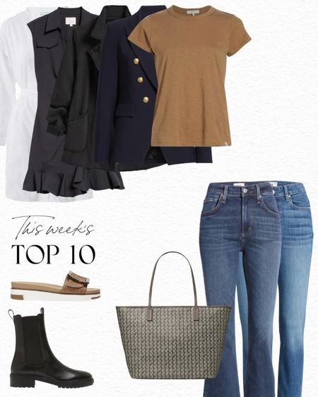 This week’s top 10 best sellers! Featuring some of my new favorite jeans: these Citizens of Humanity Isola Jeans and these new Paige Cindy jeans! This Cinq à Sept shirt dress is new and so cute!

#LTKSeasonal #LTKover40 #LTKGiftGuide