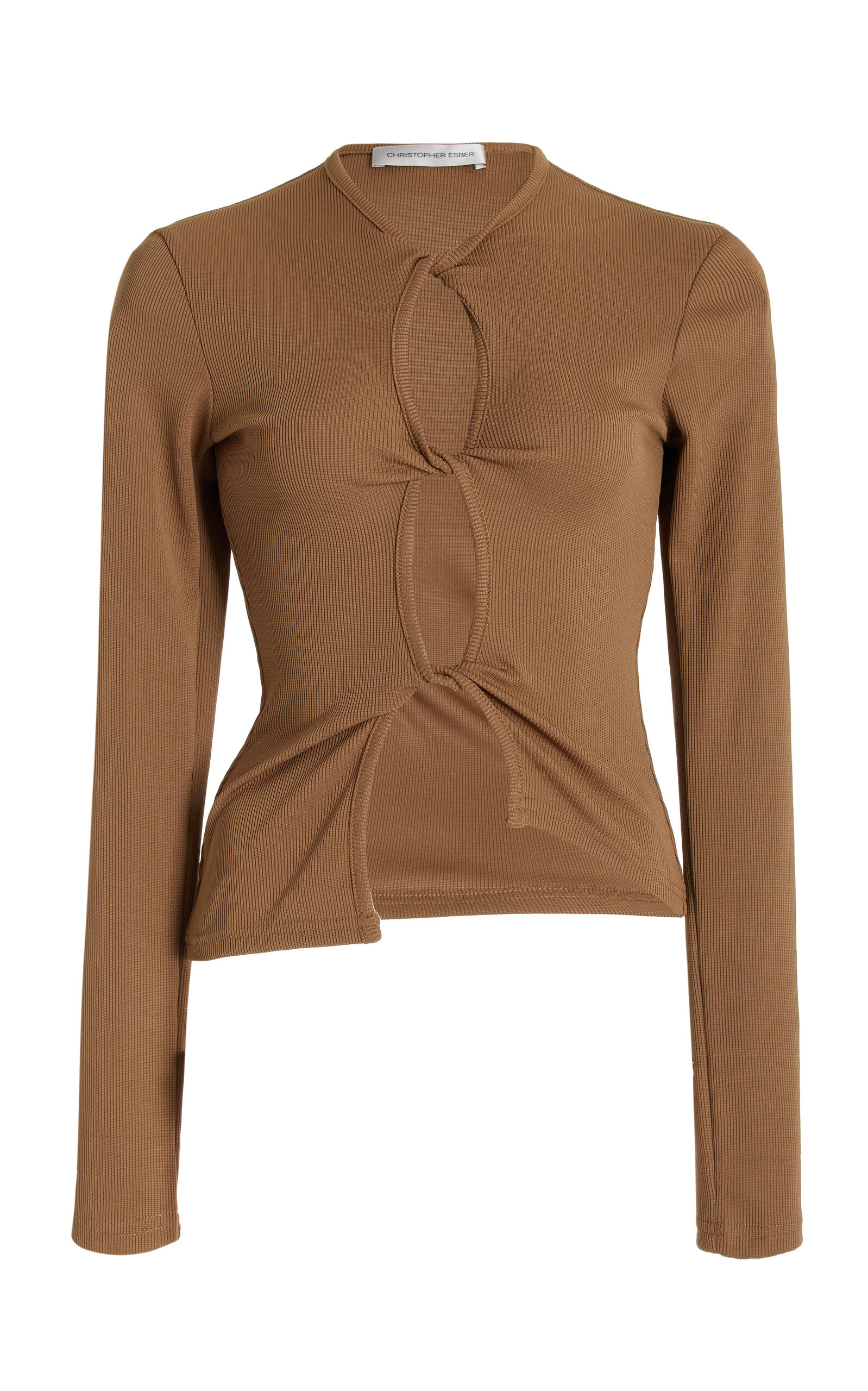 Twisted Jersey Cropped Top | Moda Operandi (Global)