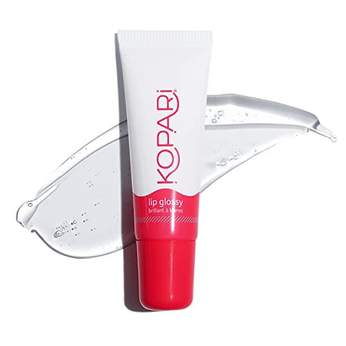 Kopari Coconut Lip Glossy - Clear Lip Oil Gloss, Sheer Non Stick Gloss, Hydrating and Moisturizing, Infused with Shea Butter & Squalane, Clear | Amazon (US)