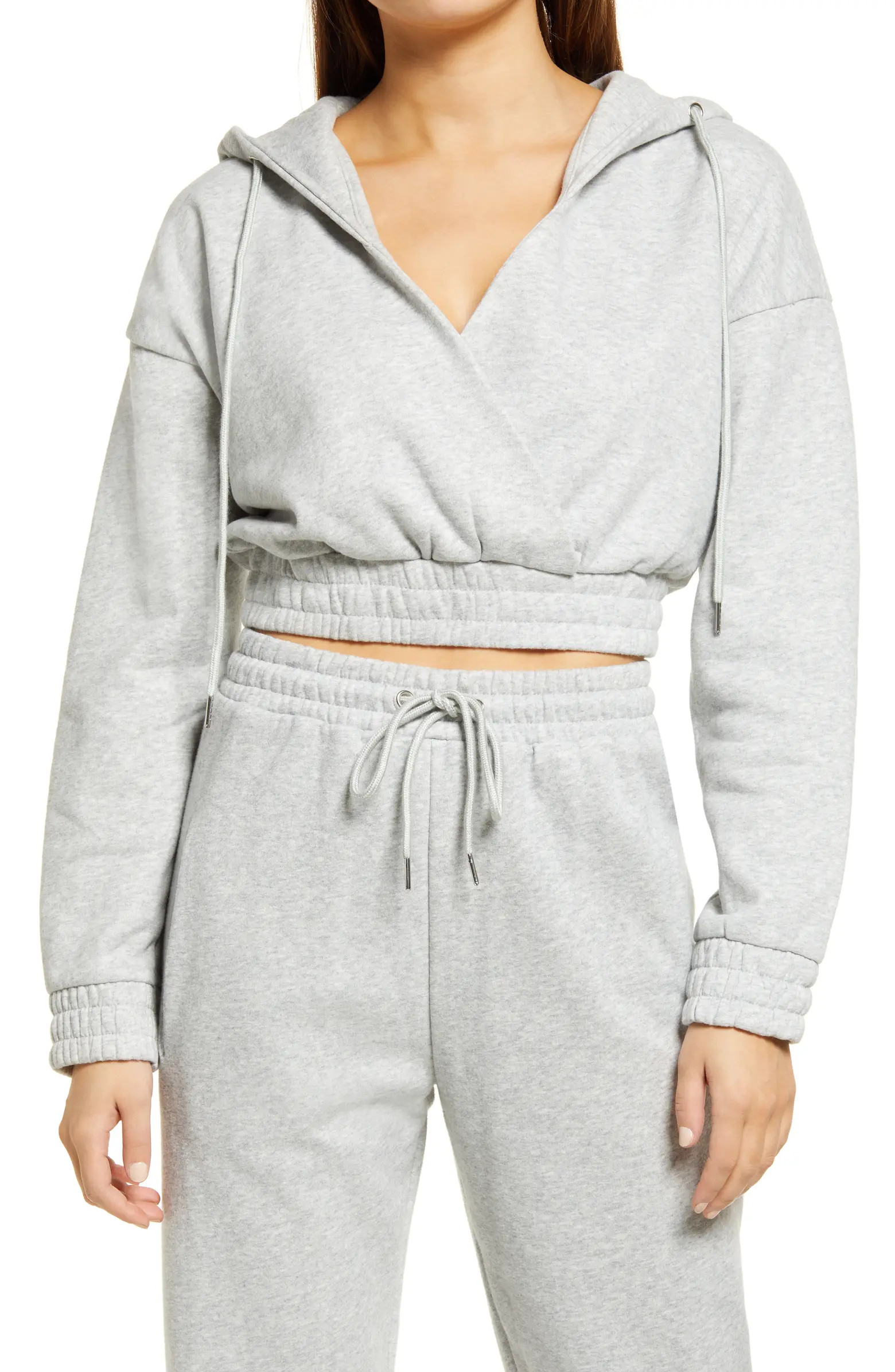 Crop Fleece Hoodie | Nordstrom