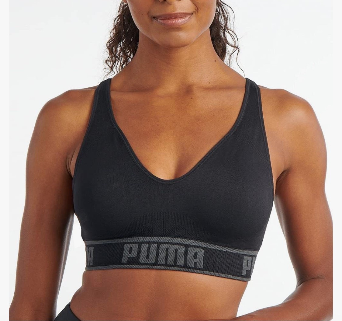 My favorite sports bra. I have bounced around, no pun intended, for years. 🤣🤷‍♀️ finally settled on this one. If you like padding, it has none so maybe jostle in another direction?  If you like easy, stretchy, smooth and comfortable, send your gals this way. #sportsbra #atheticwear #bras 

#LTKOver40 #LTKSaleAlert #LTKActive