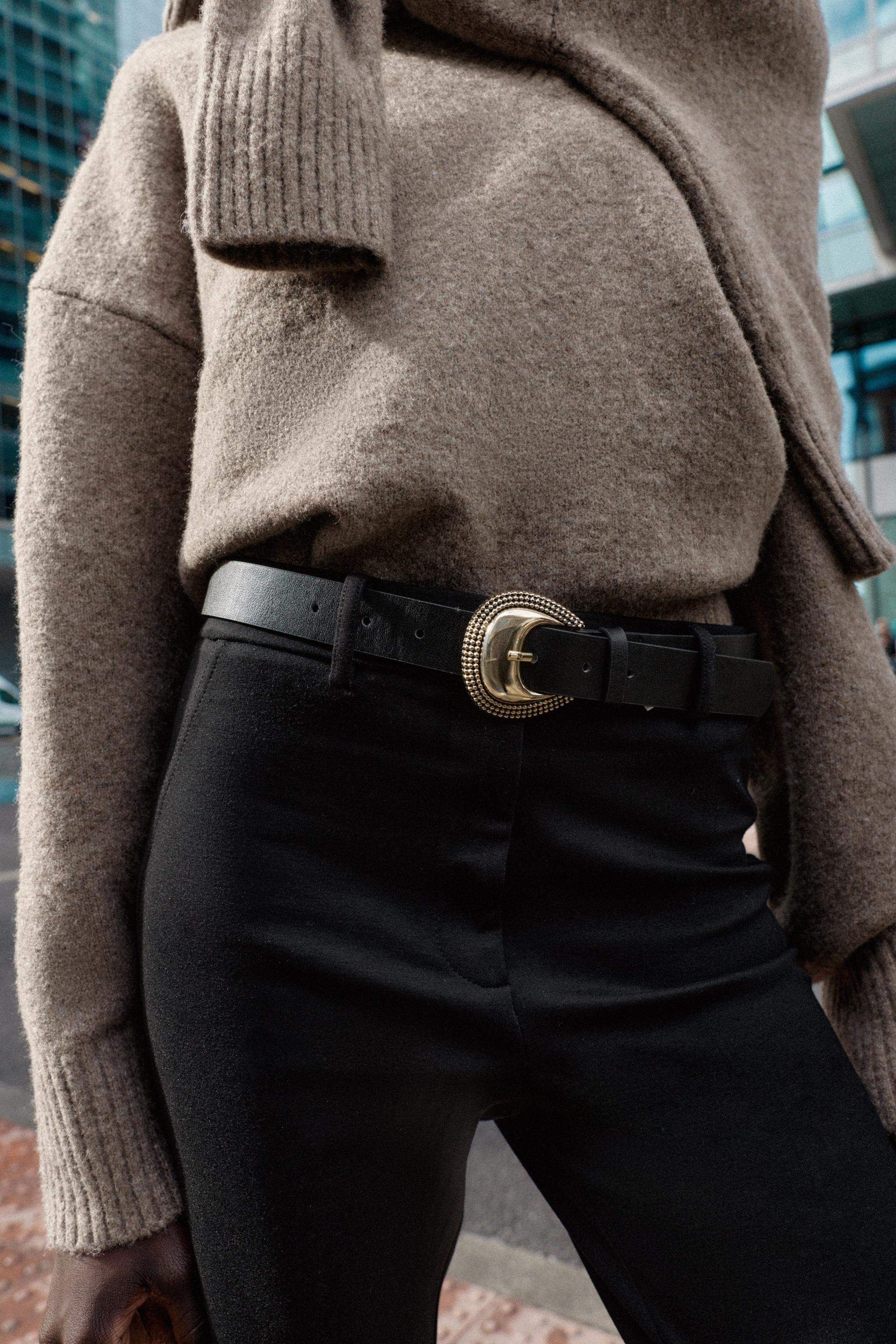 BELTED FLARE LEGGINGS | Zara US