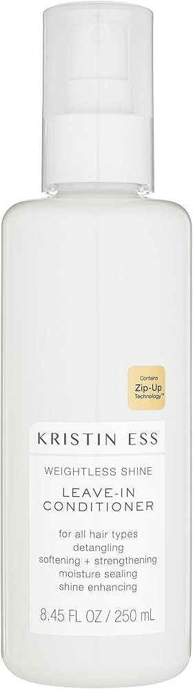 Kristin Ess Hair Weightless Shine Leave In Conditioner Spray for Dry Damaged Hair - Detangler Spr... | Amazon (US)