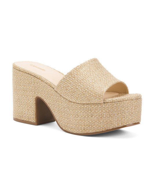 Made In Brazil Miso Platform Sandals | TJ Maxx