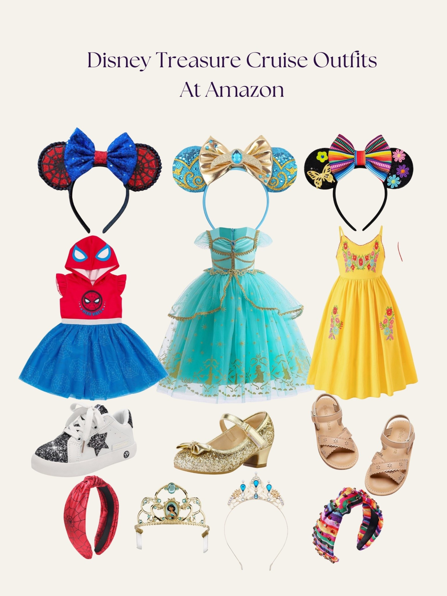 These are the perfect outfits for the Disney Treasure! 🚢🐭 Everything linked is from Amazon so if you need last minute outfits, these are for you! 
.
Amazon finds, Amazon Disney must haves, Disney amazon, Disneyland cruise line, Disney cruise outfits, girls Disney cruise outfit, Disney treasure cruise, Disney magic cruise, jasmine outfit, jasmine costume, Amazon princess outfit, toddler vacation outfits, Disney world must haves, Disneyland must haves, magic kingdom outfits, girls Disney world outfits, Disney world outfit inspo, Disney family, Spider-Man outift, marvel outift, dcl, Disney wish cruise, toddler cruise outift, princess dress

#LTKTravel #LTKFamily #LTKKids