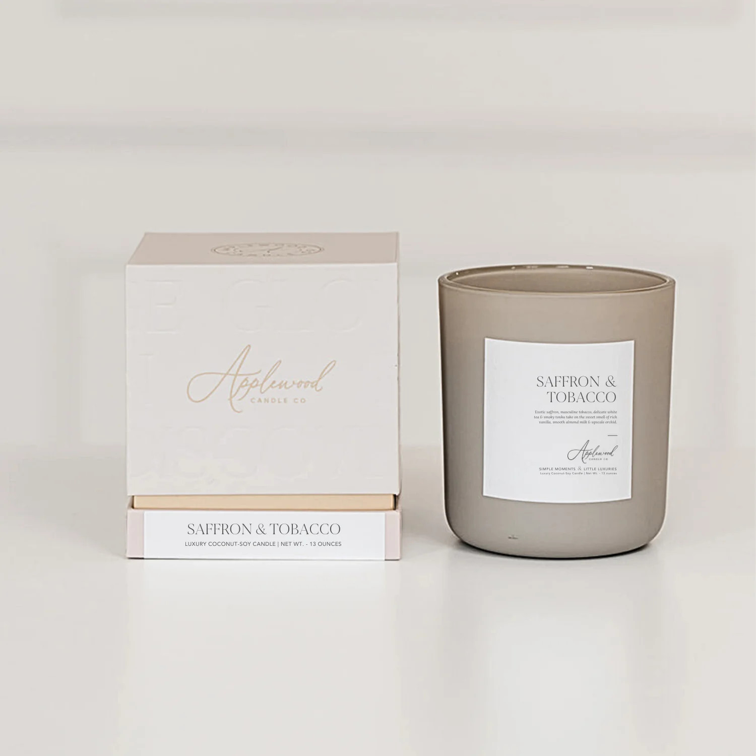 SAFFRON & TOBACCO | Luxury Home Fragrance | Applewood Candle Co.