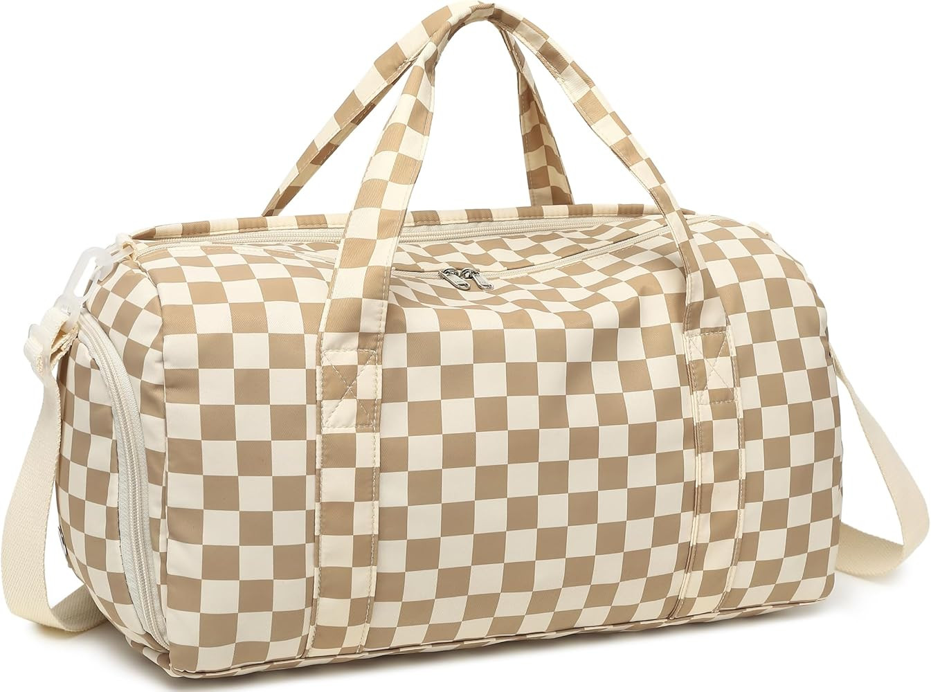 Gym Bag Sports Duffle Bag with Wet Pocket Weekender Overnight Bag with Waterproof Shoe Pouch and ... | Amazon (US)