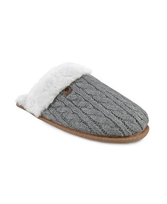 Women's Aria Faux Fur Scuff Slippers | Macy's