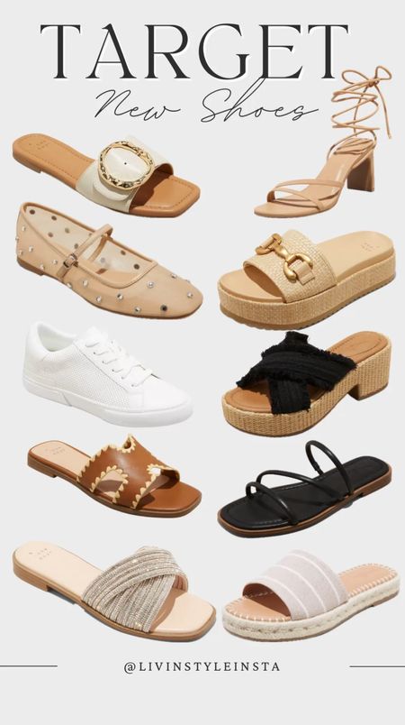 Target new shoes! Sandals and sneakers perfect for your spring outfit. Dress and casual.

#LTKshoecrush #LTKstyletip #LTKfindsunder50