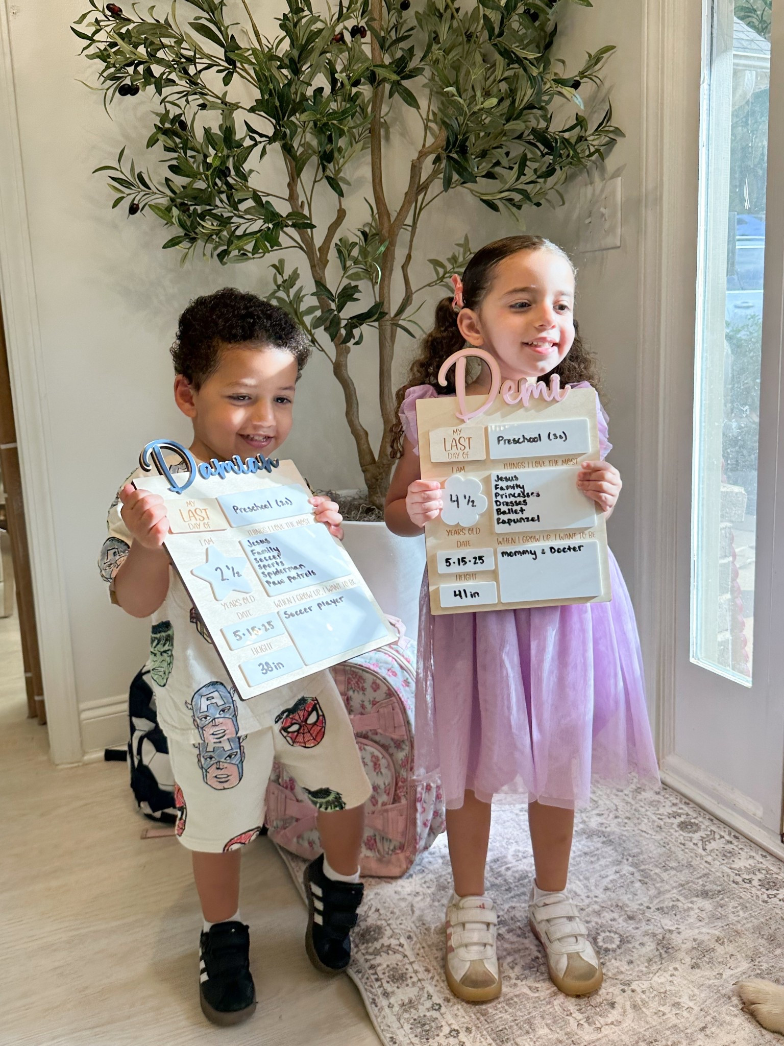 First and last day of school boards!
Custom with their names. Super cute way to take their first and last day traditional photos.


#LTKKids #LTKFamily #LTKGiftGuide