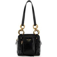 Prada Black Mini Prada Dangle Handbag | Balardi (US & Canada)
