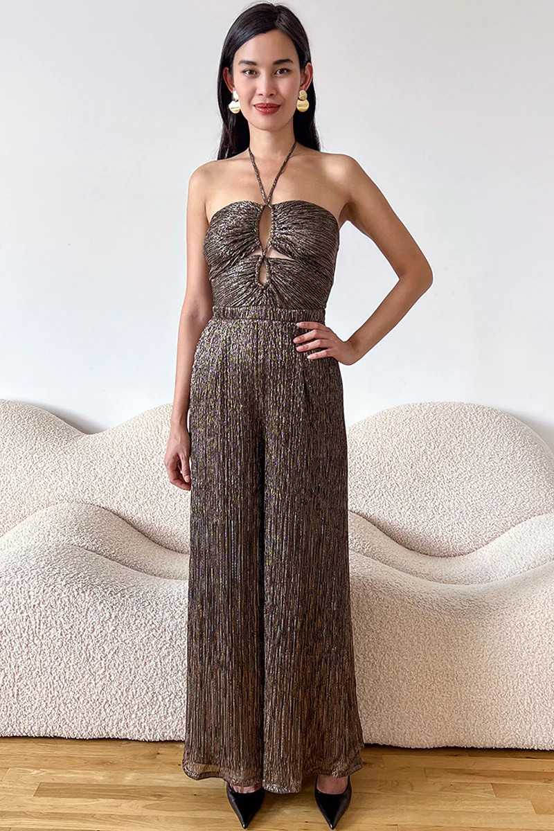 KIMORA METALLIC JUMPSUIT | Yumi Kim