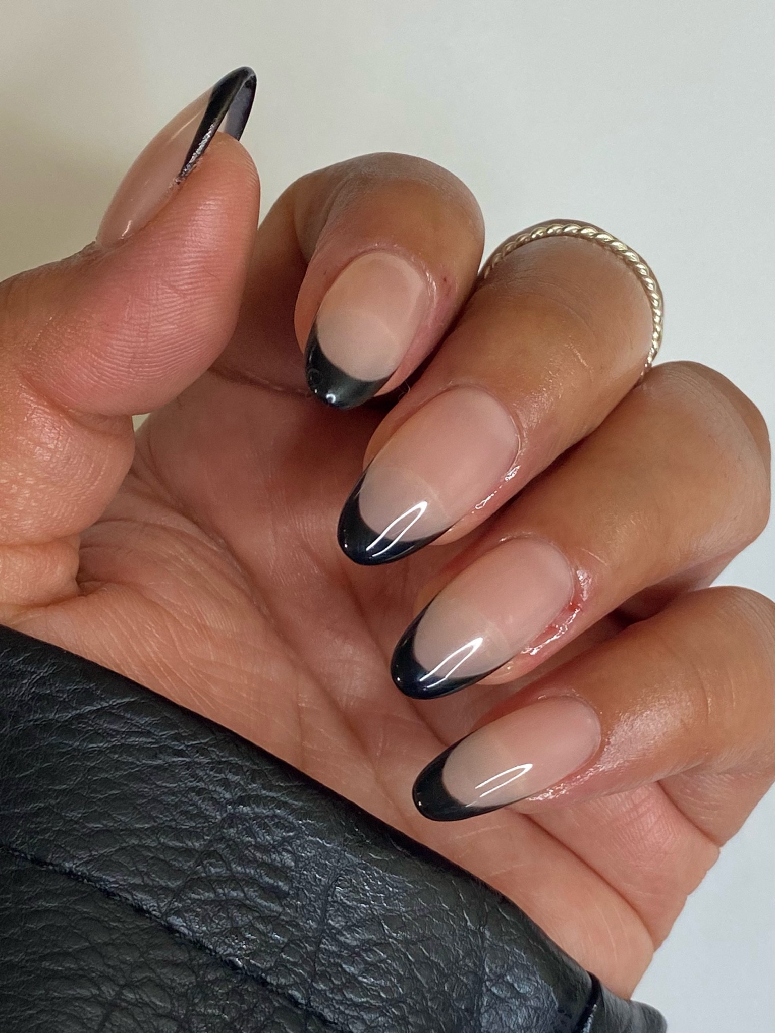 Simple Black French Tip Nails 

#LTKfit #LTKstyletip #LTKbeauty