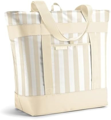 Fit & Fresh Insulated Grocery Tote Bag – Large Reusable Thermal Cooler Bag for Shopping, Food D... | Amazon (US)