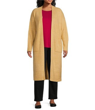 Westbound Plus Size Long Sleeve Patch Pocket Cardigan | Dillard's | Dillard's