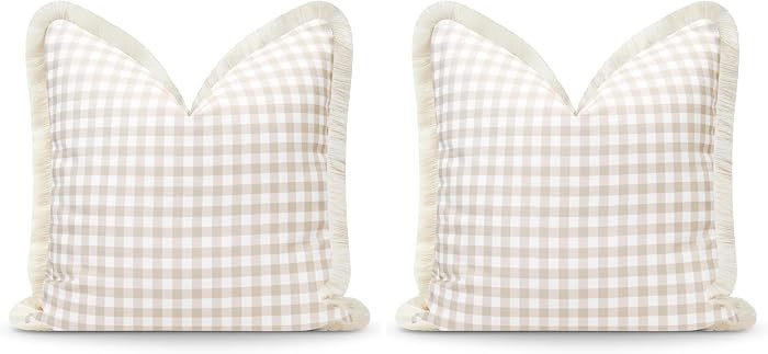 Hofdeco Premium Fall Coastal Patio Indoor Outdoor Pillow Cover Only, 20"x20" Water Repellent for ... | Amazon (US)