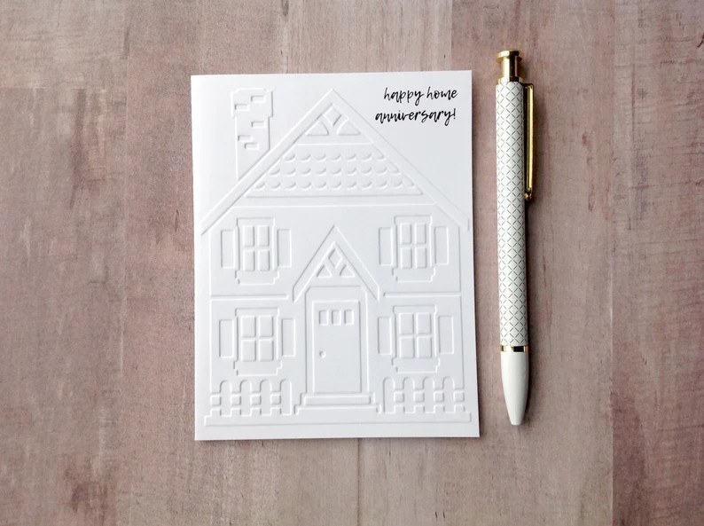 Set of 10 Happy Home Anniversary Cards for Realtors / Handmade - Etsy | Etsy (US)