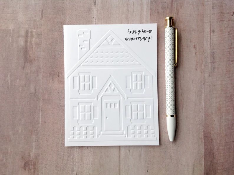 Set of 10 Happy Home Anniversary Cards for Realtors / Handmade - Etsy | Etsy (US)