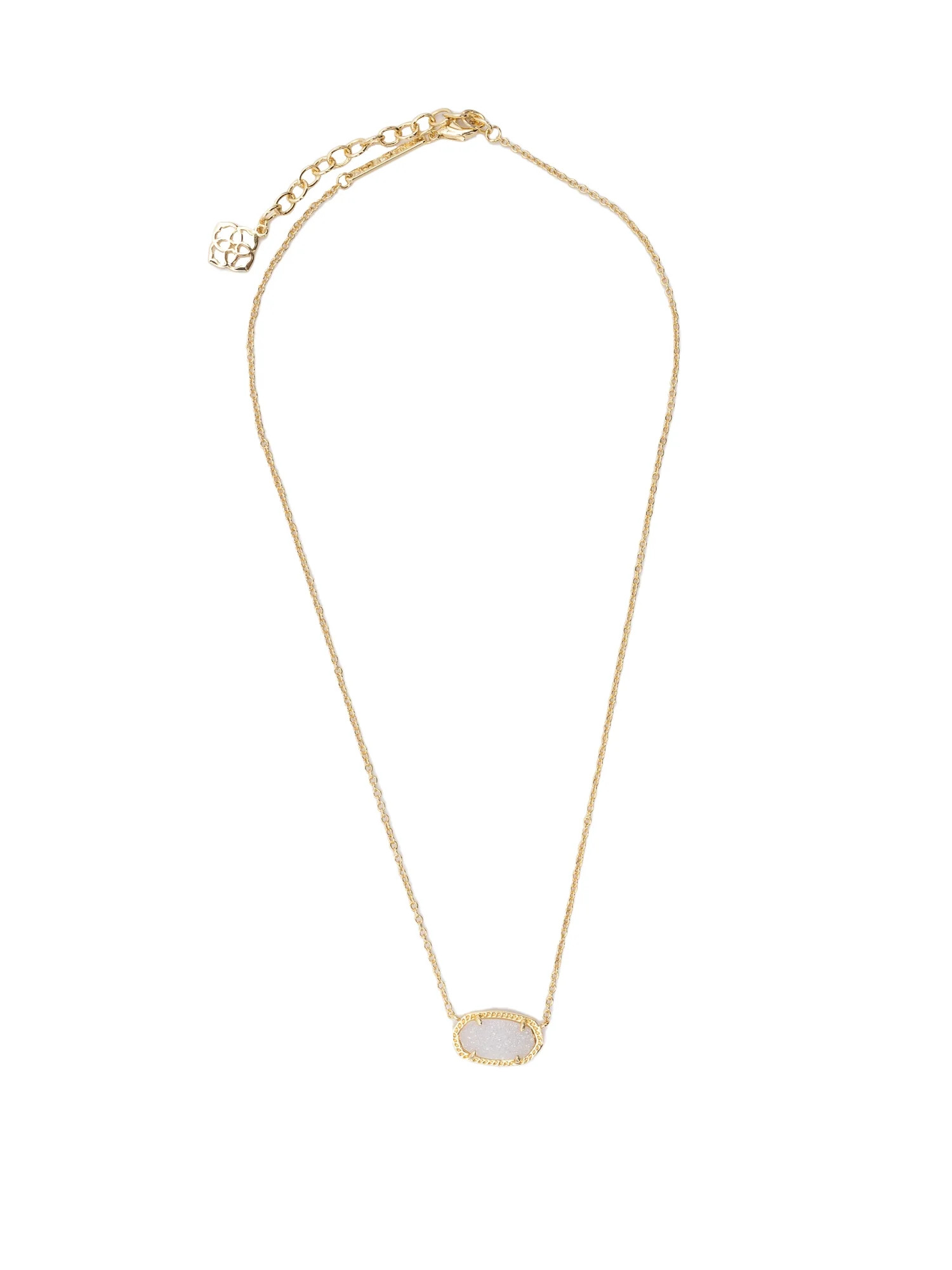 Signature Elisa Gold Plated Iridescent Druzy Pendant Necklace | Walmart (US)