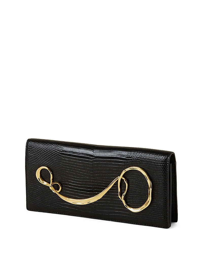 Alexis Bittar Twisted Gold Side Handle Clutch | Bloomingdale's (US)