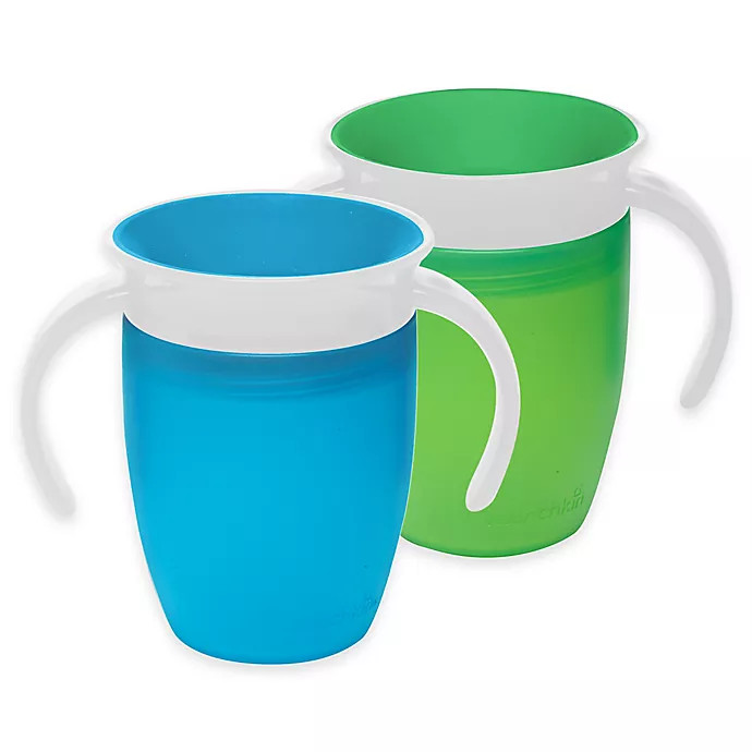 Munchkin® Miracle® 360° 2-Pack 7 oz. Trainer Cups | buybuy BABY