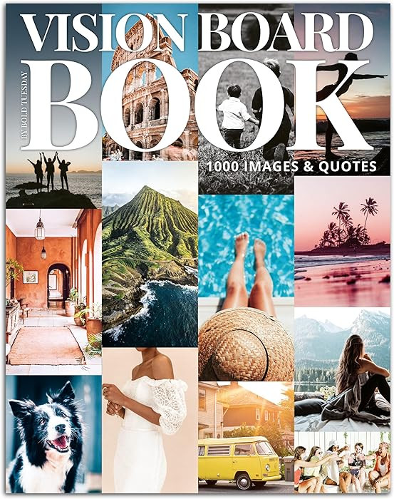 Vision Board Book Magazine for Women - 1000+ Diverse Pictures, Quotes, Self-discovery Exercises |... | Amazon (US)