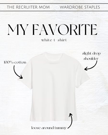 Favorite white tshirt 


Summer  summer fashion  summer essentials  closet staples  favorite finds  fashion favorites  the recruiter mom  

#LTKMidsize #LTKFindsUnder50 #LTKStyleTip