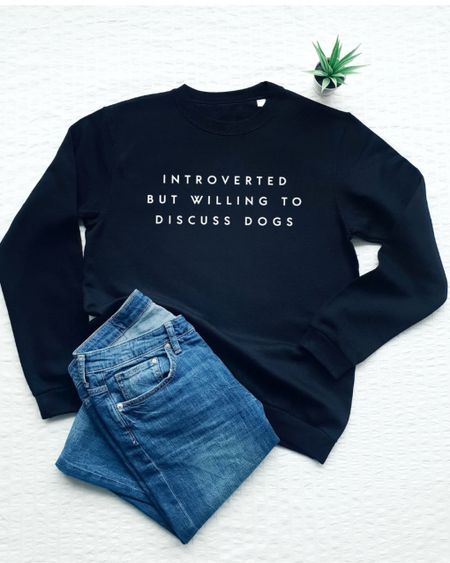 Custom sweatshirt perfect for dog lovers 🐶 

#LTKunder50 #LTKSeasonal #LTKGiftGuide