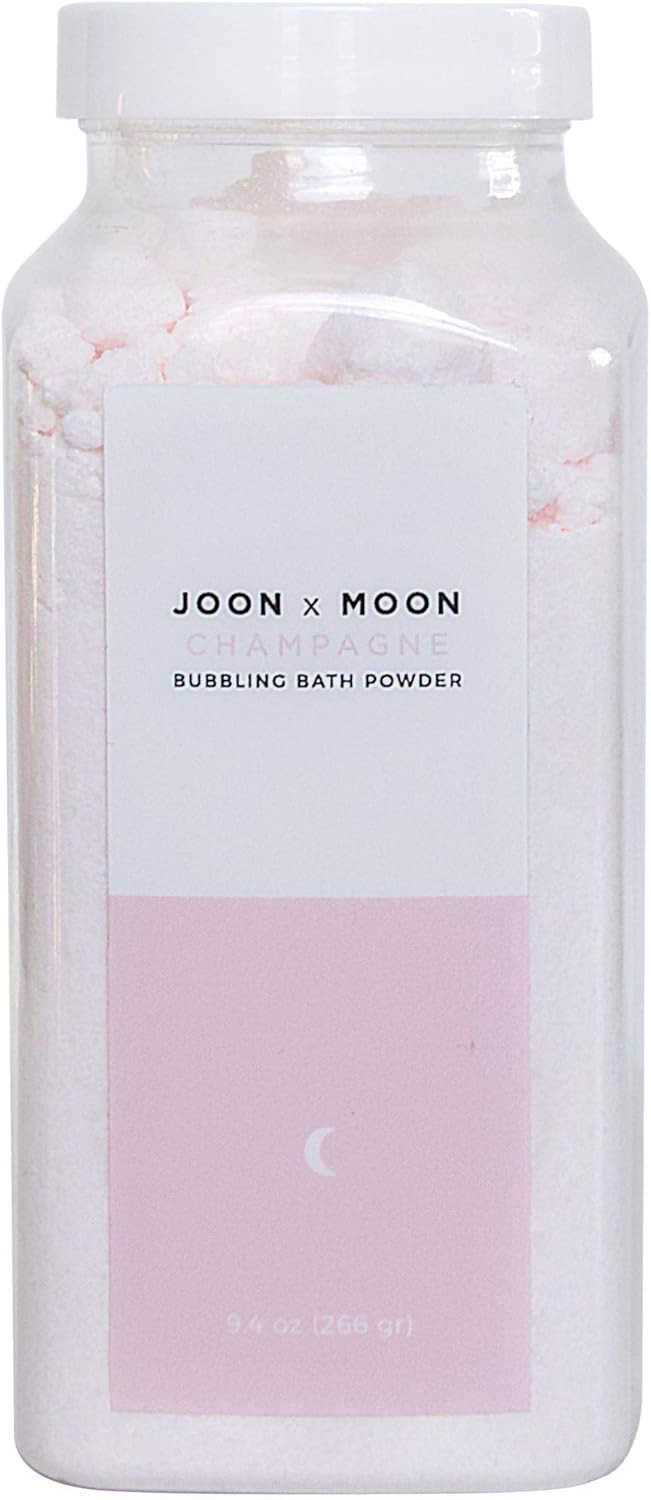 JOON X MOON Bubbling Bath Fizz, (Champagne, 9.4 Oz), Soothing Bath Soak for Relaxation and Hydrat... | Amazon (US)