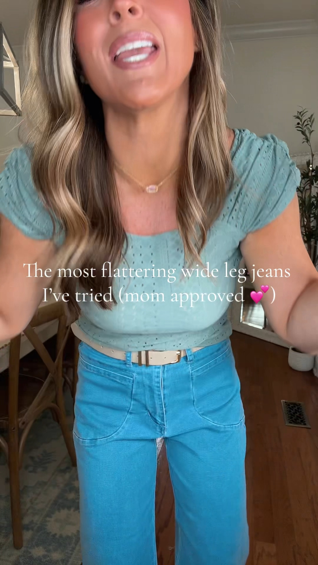 spring outfits 2026

The most flattering wide leg jeans I’ve tried (mom approved 💕)

These are the kind of jeans that instantly make your outfit look better 💕

High waisted, super flattering, and the wide leg gives that effortless, put-together look without being tight or uncomfortable

I’ve been wearing these with everything from basic tees to dressy tops


wide leg jeans women
high waisted jeans women
flattering jeans for moms


#momstyle #denimoutfits #widelegjeans 
#creatorsearchinsights @Cicy Bell shop #tiktokshopspringglowup 

#LTKmomlife #LTKootd