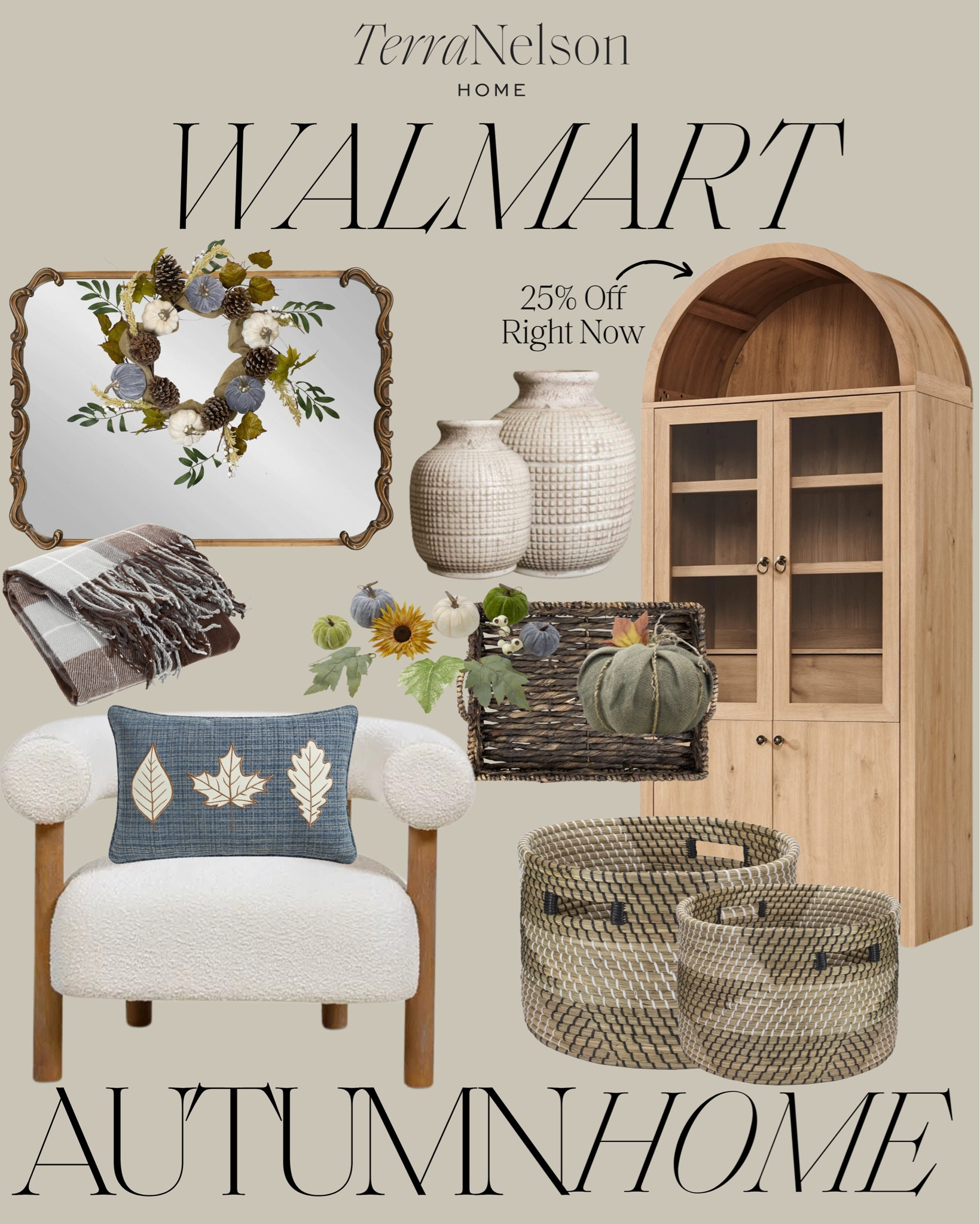 Walmart Home / Fall Home Decor / Neutral Decorative Accents / Fall Throw Pillows / Fall Throw Blankets / Neutral Home / Fall Greenery / Fall Wreaths / Pumpkin Decor / Coffee Table Decor / Fall Shelf Decor / Aesthetic Home / Fall Vases / Fall Colors / Fall Area Rugs / Neutral Halloween Decor / Fall Framed Art 

#LTKHome #LTKStyleTip #LTKSeasonal