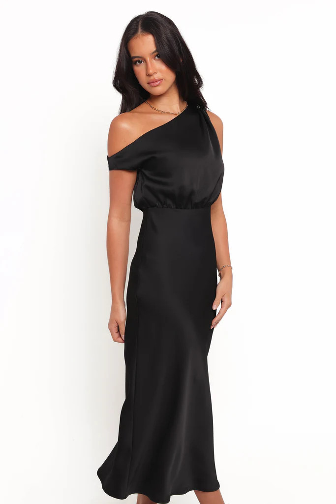 Clare Midi Dress - Black | Petal & Pup (US)