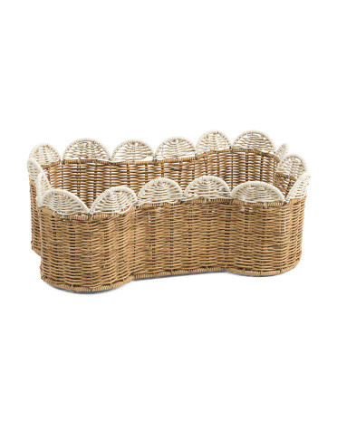 Resin Scallop Bone Basket | Baskets & Storage | Marshalls | Marshalls