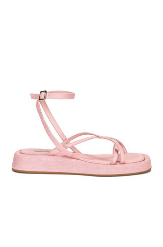 GIA BORGHINI x RHW Strappy Sandal in Pink | FWRD | FWRD 