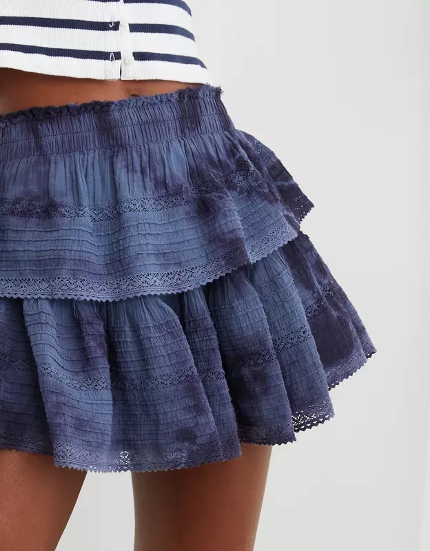 American eagle 2025 tie dye skirt