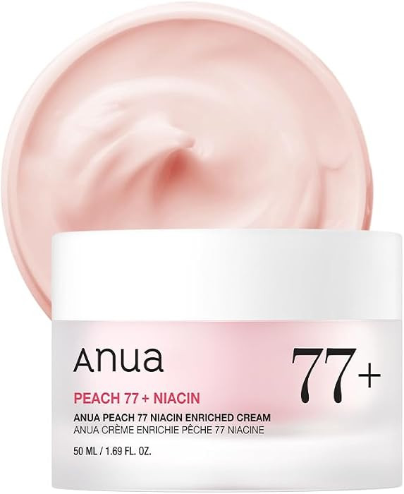 Anua Peach Niacinamide Cream, Face Moisturizer for Dry Skin with Vitamin B12, Collagen, Ceramide,... | Amazon (US)