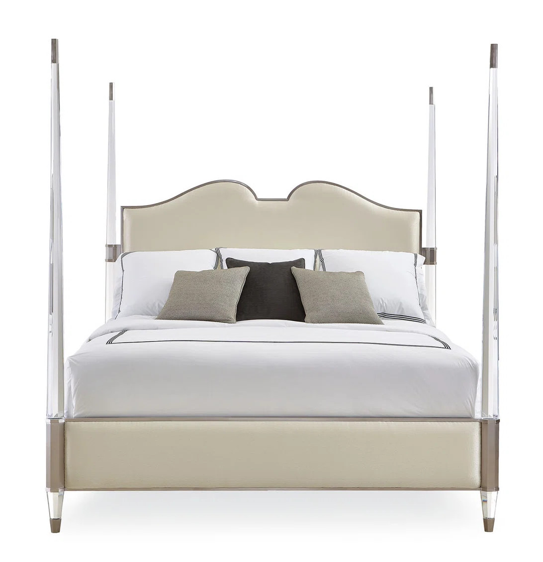 The Post Is Clear Upholstered Bed | Wayfair North America