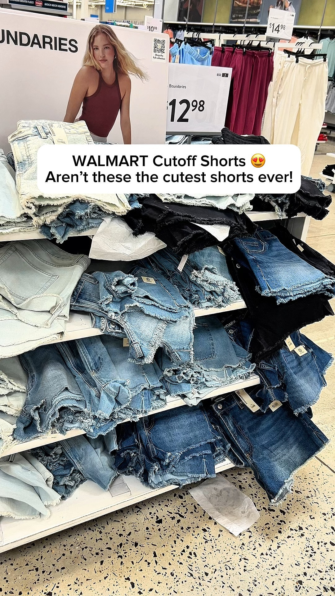 Walmart no boundaries cutoff jean shorts 

#LTKTravel #LTKvlog #LTKSeasonal