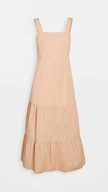 Poplin Tank Tiered Midi Dress | Shopbop