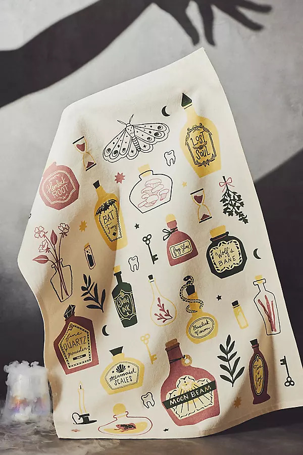 Potions and Lotions Dish Towel | Anthropologie (US)