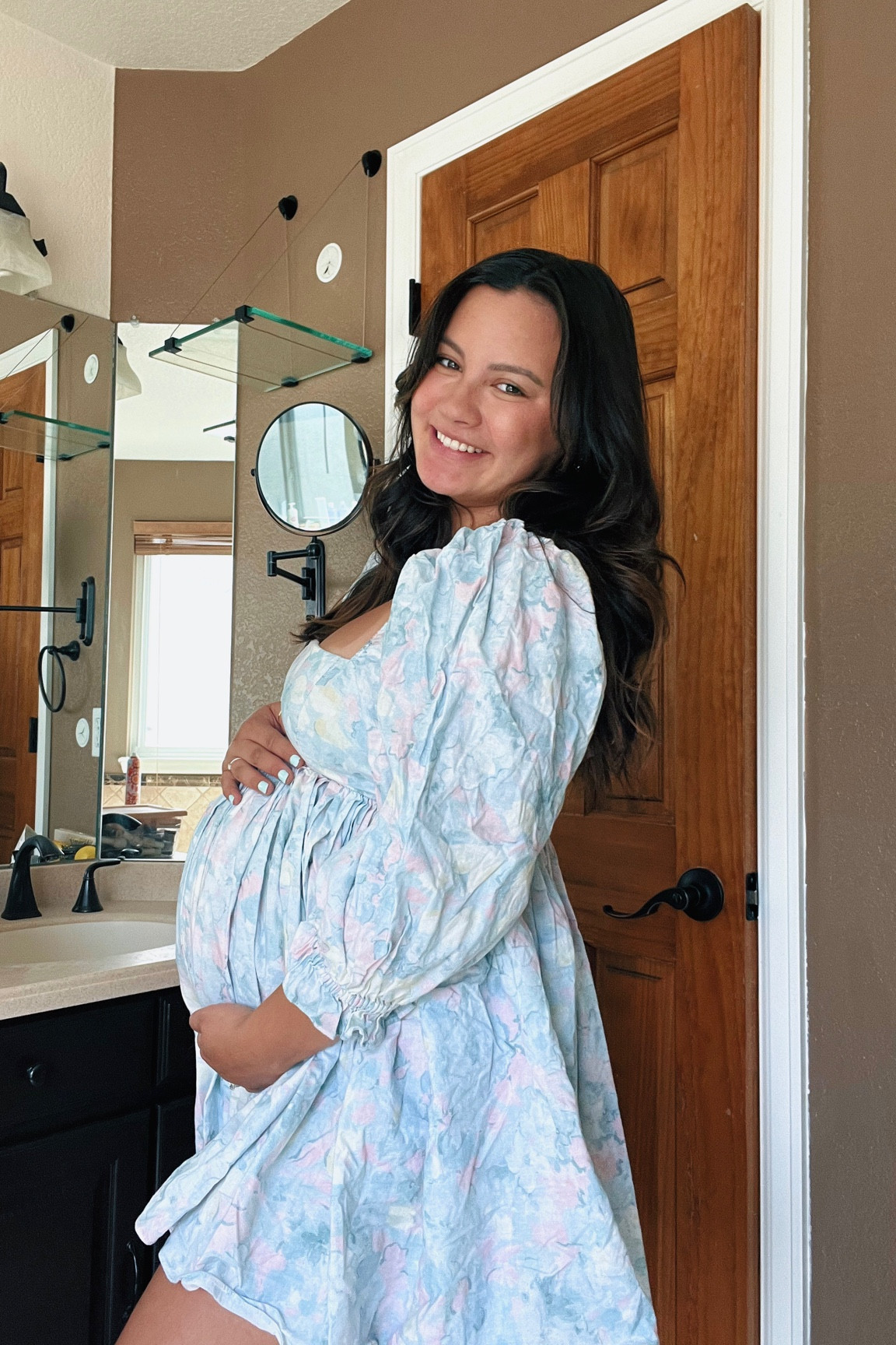 The perfect shower dress — maybe size up 2 sizes for your bump and length 🤍

#LTKparties #LTKstyletip #LTKbump