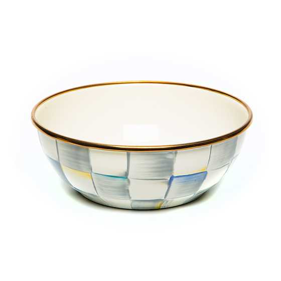Sterling Check Everyday Bowl | MacKenzie-Childs