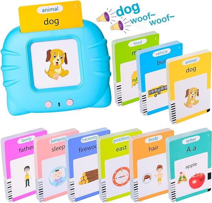 510 Talking Flash Cards for Toddlers 2-4 Years,Pocket Speech for Toddlers,Autism Sensory Toys,Lea... | Amazon (US)