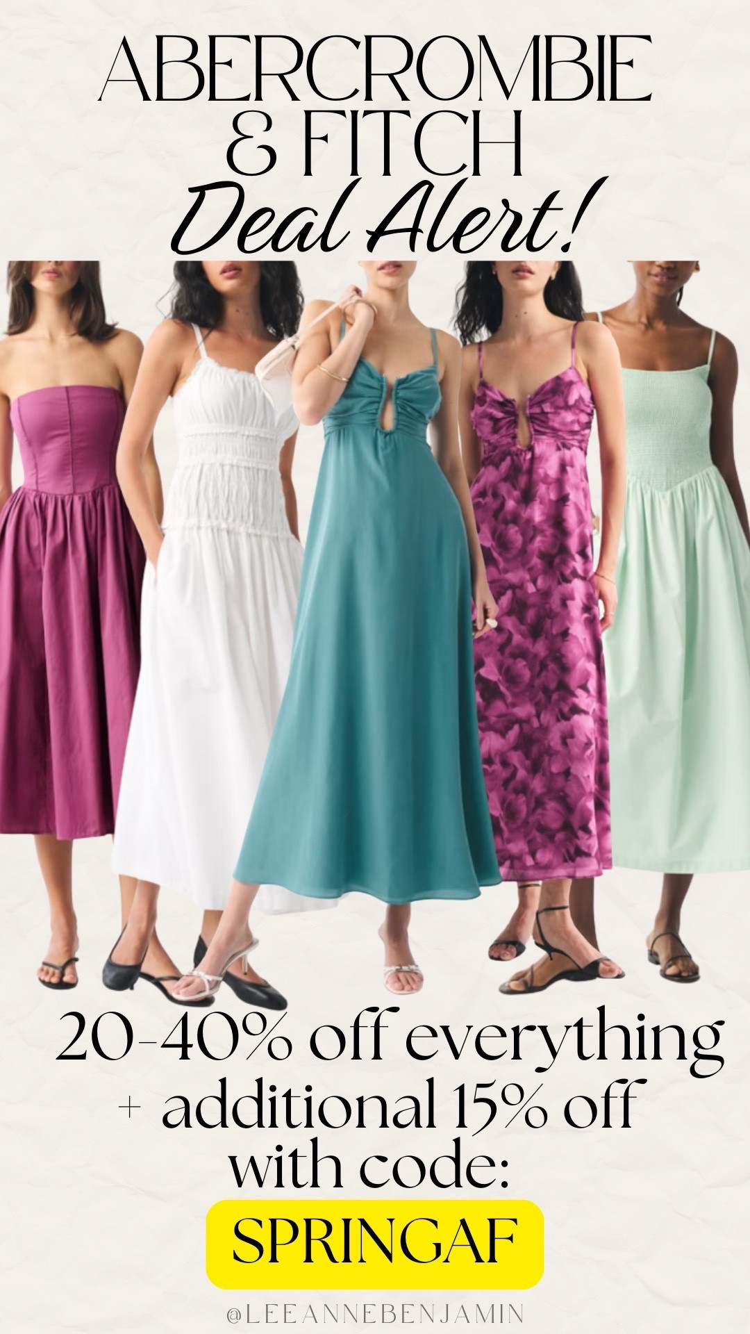 Use code: SPRINGAF for an additional 15% off! 

#LTKSaleAlert #LTKOver40 #LTKWedding