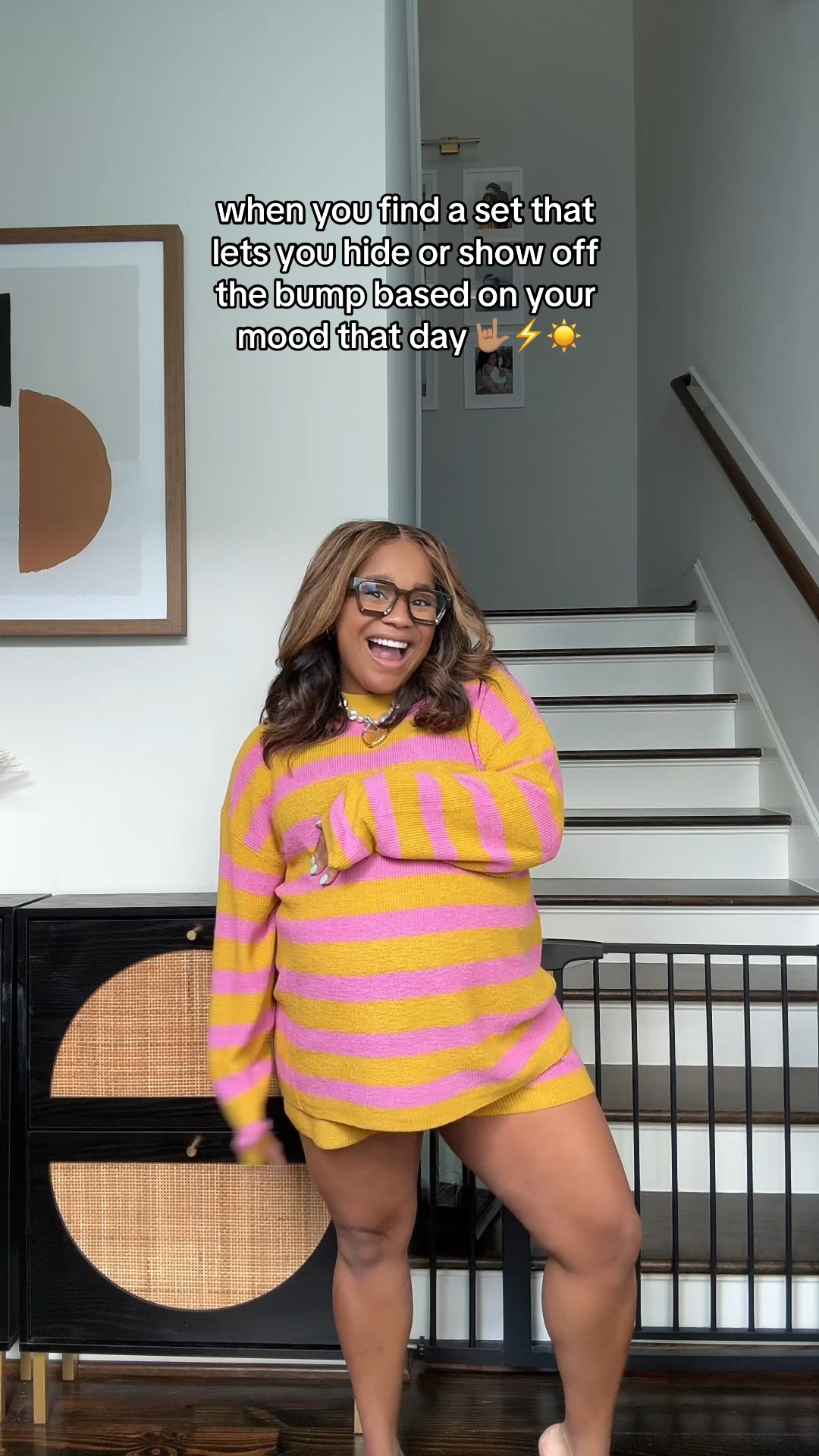 BUMP FRIENDLY SET: I like this one from FP since a size small still works with the bump and still runs oversized!

#LTKBump #LTKFindsUnder100