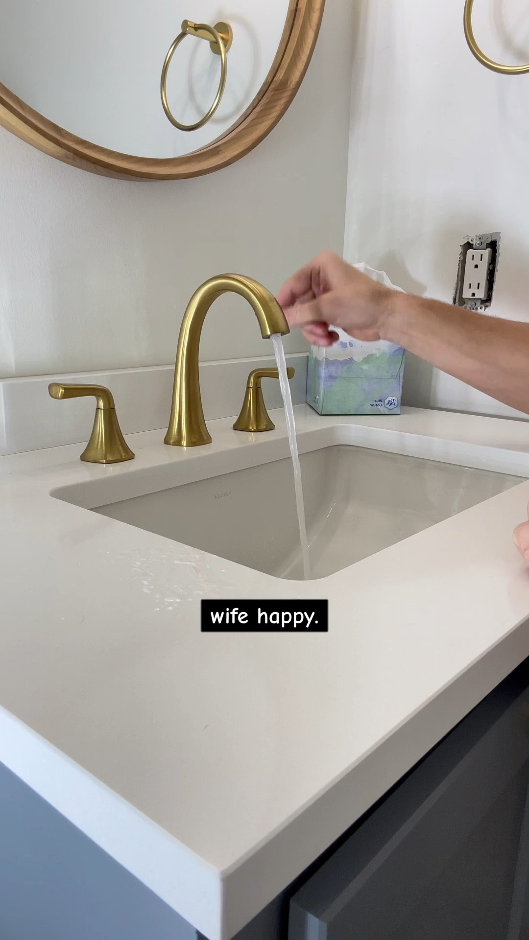 Installing Vanity Before the new year 

#LTKU #LTKHome