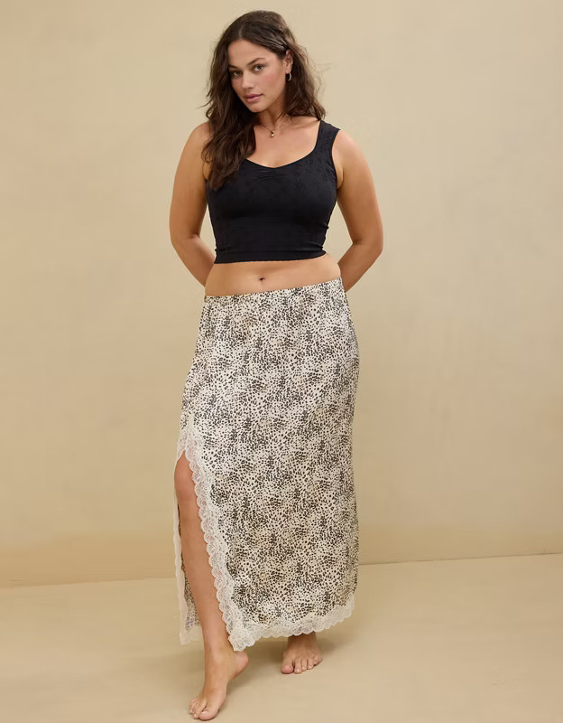 Superchill Seamless Floral Jacquard Bra Top | Aerie