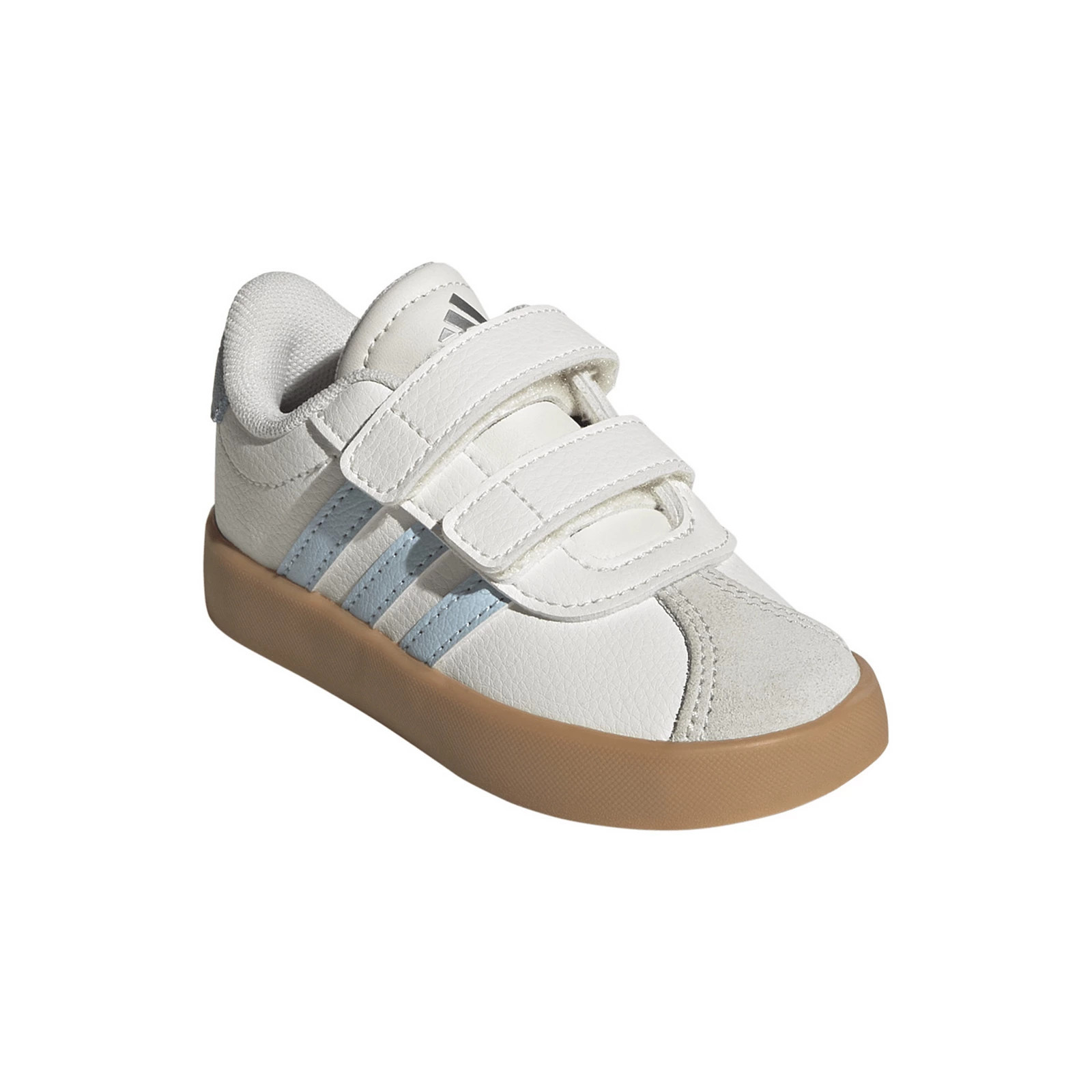 adidas Vl Court 3.0 Kids Shoes, Girl's, Size: 10 T, White Ice Blue | Kohl's