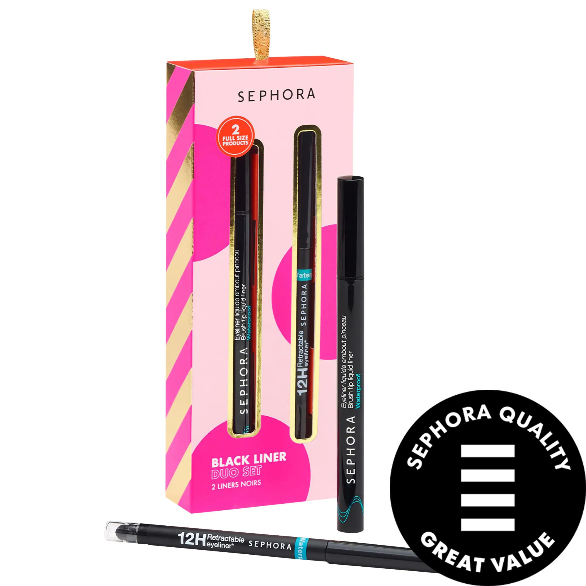 SEPHORA COLLECTION Black Eyeliner Duo Gift Set | Sephora (US)