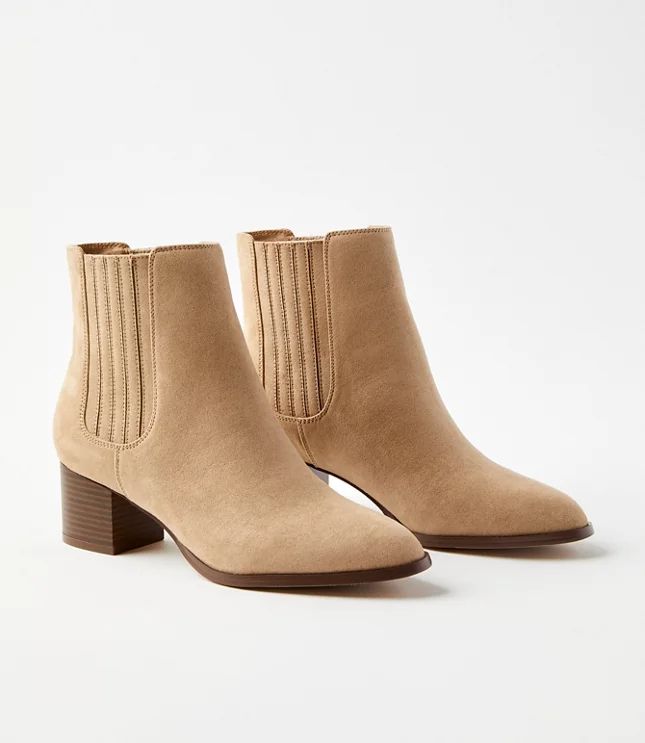 Stacked Heel Chelsea Boots | LOFT